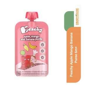 Peachy Apple Mango Banana Puree 6m+