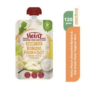 Heinz Pouch Smoothie Banana Pear & Oat Greek style Yoghurt 8+ months 120g