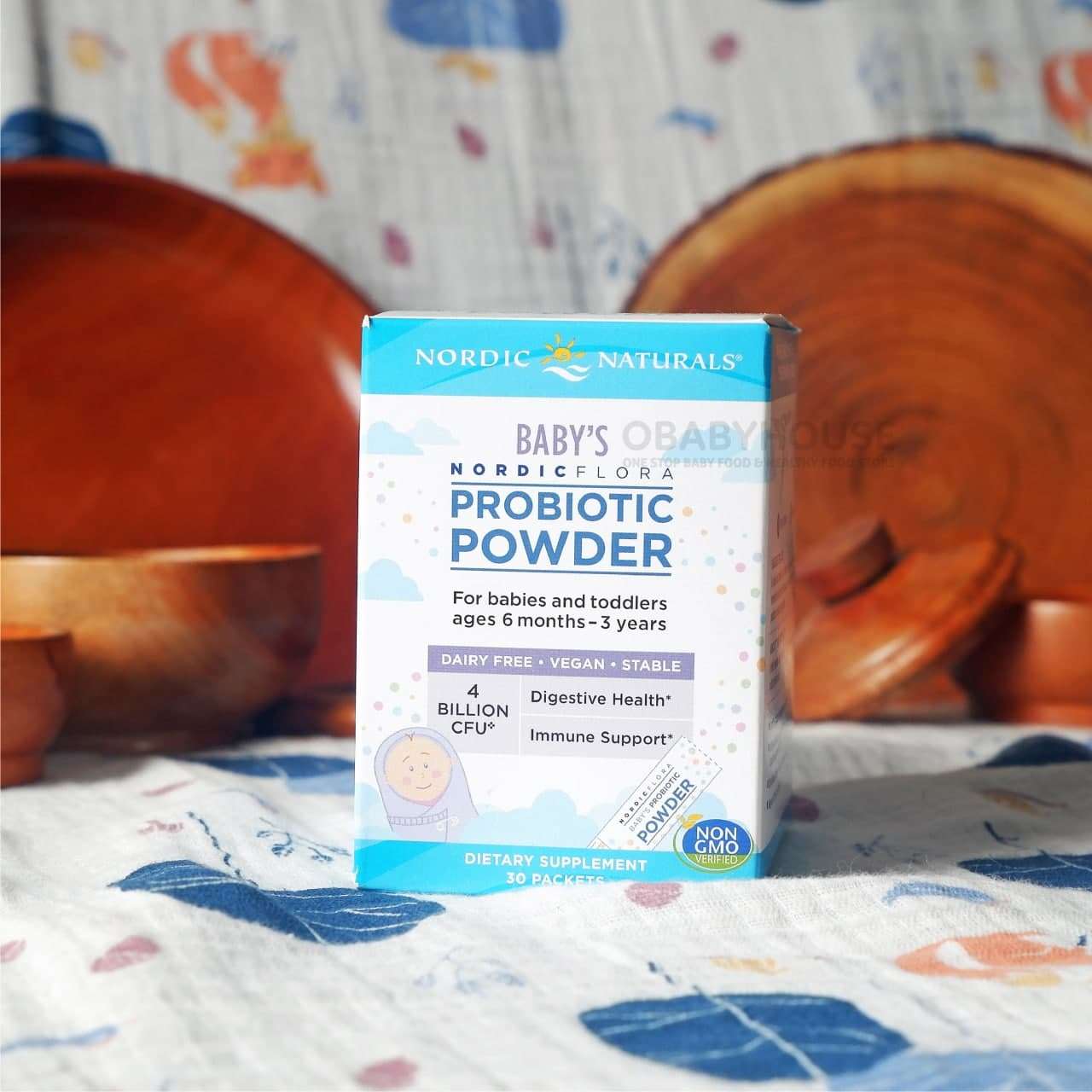 Nordic Naturals NordicFlora Baby's Probiotic Powder 4Billion CFU 30pack