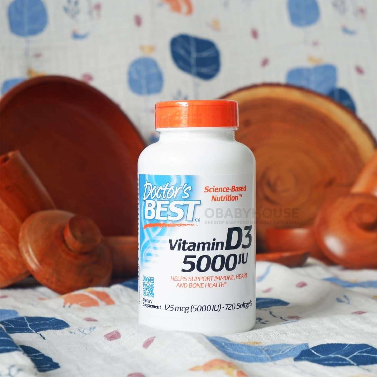 Doctor’s Best Vitamin D3 (5000 IU) 720 Softgels – Obabyhouse