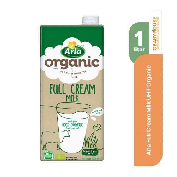 Arla Full Cream Milk UHT Organic 1 Liter Obabyhouse