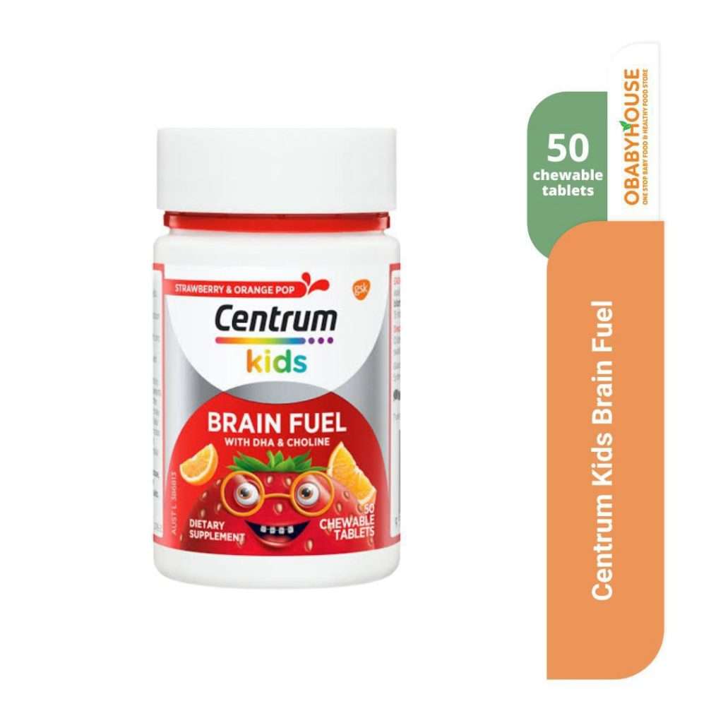 Centrum Kids Multivitamin 50 Chewable Tablets Brain Fuel Obabyhouse
