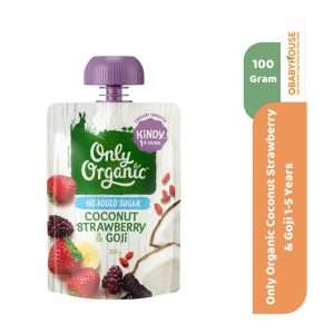Only Organic Coconut Strawberry & Goji 1-5 Years 100 gr
