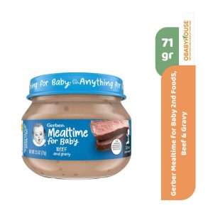 Gerber Mealtime for Baby 2nd FoodS, Beef & Gravy 71 gr