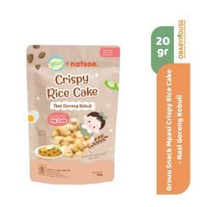 Grouu Snack Mpasi Crispy Rice Cake - Nasi Goreng Kebuli 20 gr