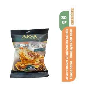 Arva Premium Crispy Snacks Keripik Tempe Sehat 30 gr - Himalayan Salt Basil