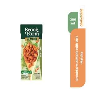 Brookfarm Almond Milk UHT 200 Ml - Matcha