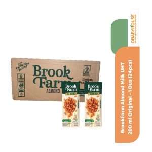 Brookfarm Almond Milk UHT 200 ml Original - 1 Dus (24 Pcs)