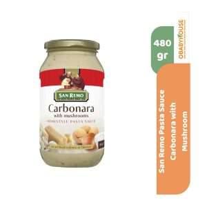 San Remo Pasta Sauce Carbonara with Mushroom 480 gr