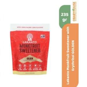 Lakanto Monkfruit Sweetener with Erythritol GOLDEN 235 gr