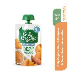 Only Organic Pouch Pumpkin & Sweet Potato 4+ months 120 gr