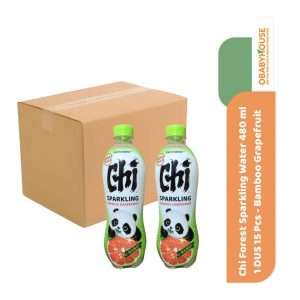 Chi Forest Sparkling Water 480 ml 1 DUS 15 Pcs - Bamboo Grapefruit (ED 4 Aug 26)