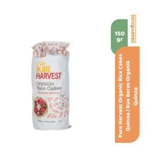 Pure Harvest Organic Rice Cakes Quinoa 150g / Kue Beras Organik Quinoa